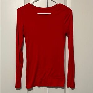 A New Day Bright Red Long Sleeve Women's Top